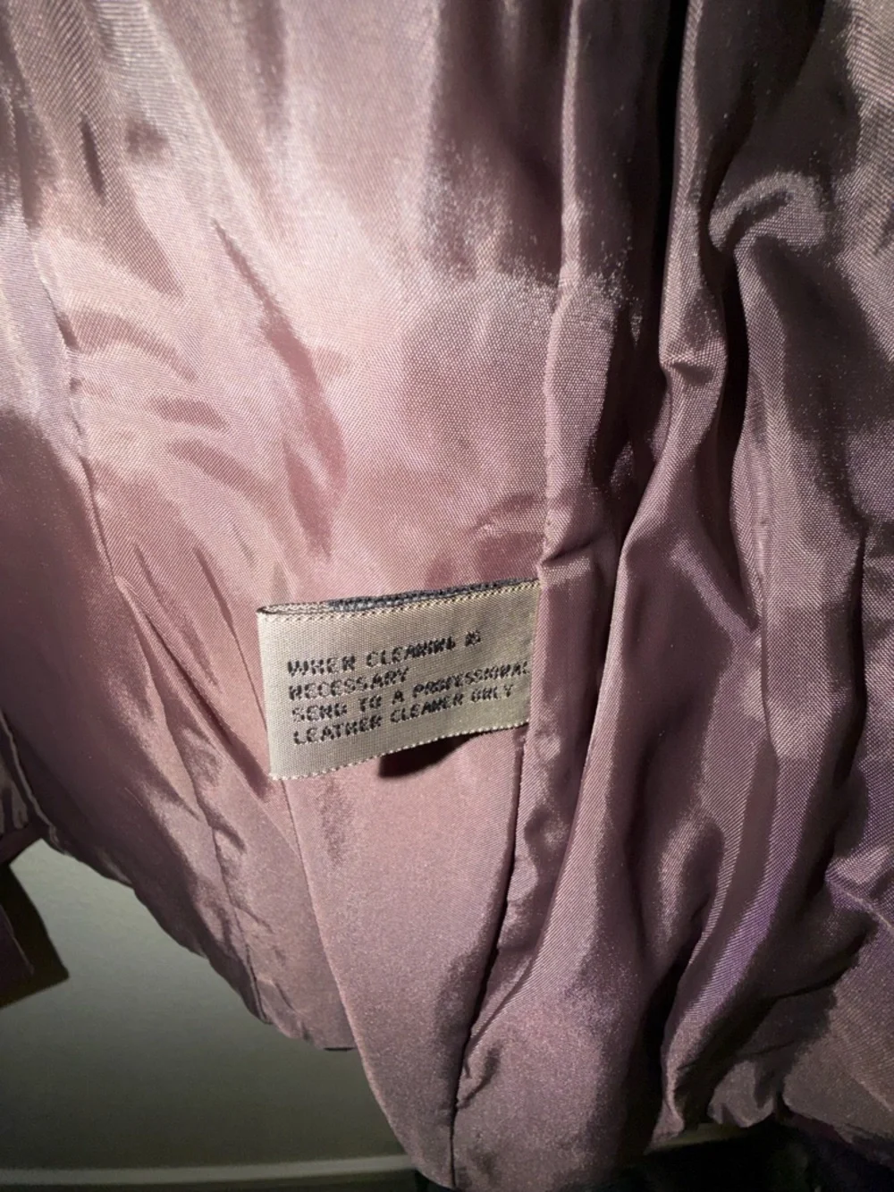 Vintage Women’s Burgundy Leather Blazer Jacket-Size M - Picture 5 of 6